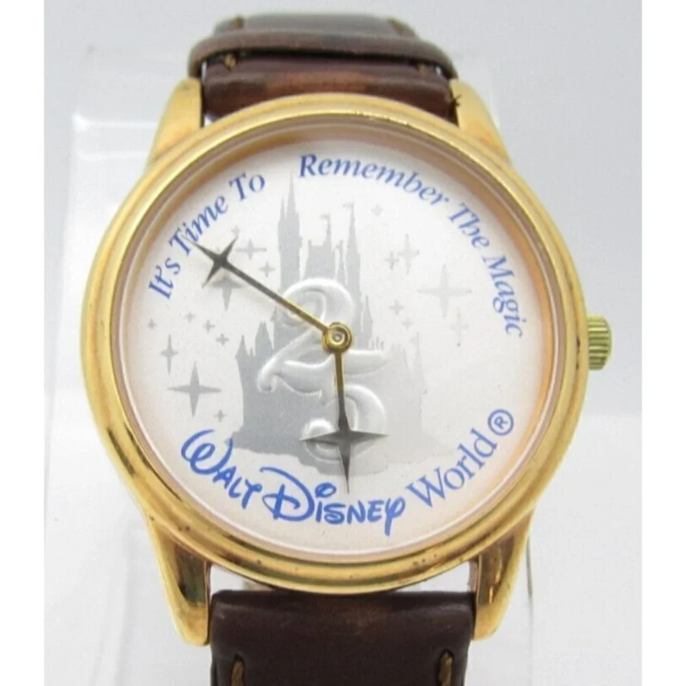Vtg 1997 Walt‎ Disney World 25th For Eastman Kodak Co WR Analog Watch (F642)
